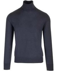 Al Duca d'Aosta - Dolcevita Fine-Knit Roll-Neck Sweater - Lyst