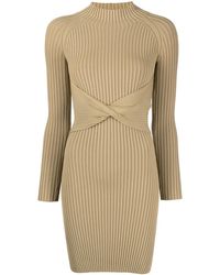 Dion Lee - Ribgebreide Mini-Jurk - Lyst
