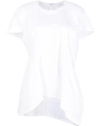 Comme des Garçons - Asymmetric-design Panelled T-shirt - Lyst