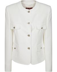 Max Mara - ノーカラー ジャケット - Lyst