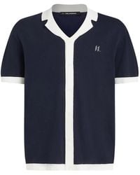 KARL LAGERFELD - Buttoned Resort Polo Shirt - Lyst