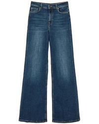 Twinset - Five-Pocket Wide-Leg Jeans - Lyst