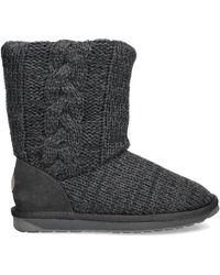 EMU - Cable-Knit Lined Boots - Lyst