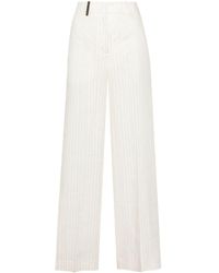 Peserico - Straight-leg Tailored Trousers - Lyst