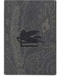 Etro - Essential Arnica Passport Case With Pegaso - Lyst