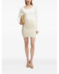 Guess - Vestido Corto Con Botones De Perlas - Lyst