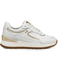 Geox - Desya Abx Metallic-Trim Lace-Up Sneakers - Lyst