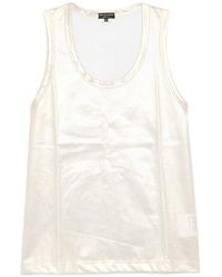 Comme des Garçons - Metallic Mesh Vest - Lyst