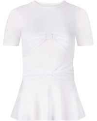 Nina Ricci - Bow Detailed T-Shirt - Lyst