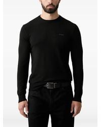Guess - Logo-Embroidered Sweater - Lyst