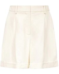 Twp - Pleated Turn-Up Shorts - Lyst
