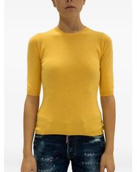 LA ROSE - Crew-Neck Sweater - Lyst