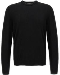 Zanone - Crew-Neck Cuffed-Sleeve Sweater - Lyst