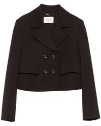 Dorothee Schumacher - Double-Breasted Cropped Jacket - Lyst