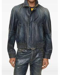 Burberry - Coated Denim Jacket - Lyst