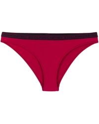 Stella McCartney - Bas De Bikini À Bande Logo - Lyst