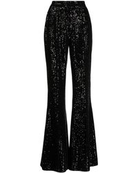 Elie Saab - Sequinned Flared Trousers - Lyst