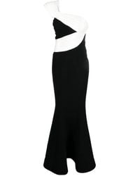 Gaby Charbachy - Draped One-Shoulder Long Dress - Lyst