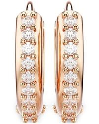 Swarovski - Matrix Crystal-Embellished Hoop Earrings - Lyst