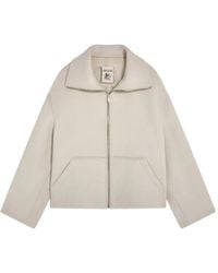 Semicouture - Jane Zip-Up Collar Jacket - Lyst