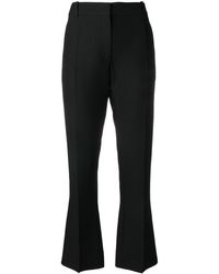 Valentino Garavani - Tailored Cropped Flared Trousers - Lyst
