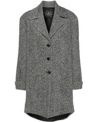 Ermanno Scervino - Herringbone-Pattern Coat - Lyst