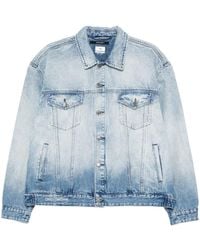 Ksubi - Giacca Denim Con Effetto Schiarito - Lyst