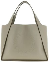 Stella McCartney - Logo-Printed Studded Tote Bag - Lyst
