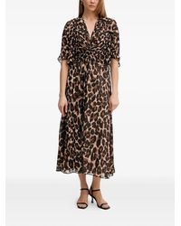 Joseph Ribkoff - Animal Print Twisted Dress - Lyst