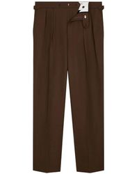 Fursac - Pleated Wide-Leg Trousers - Lyst