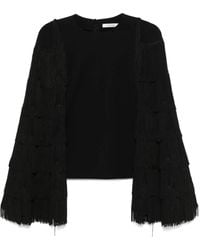 Dorothee Schumacher - Blouse Met Franje Detail - Lyst