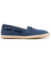 Roberto Cavalli - Almond-Toe Flat Espadrilles - Lyst