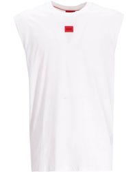 HUGO - Dankto241 Cotton T-shirt - Lyst