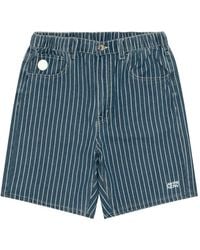 Aape By A Bathing Ape - Striped Logo Shorts - Lyst