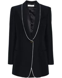 Philosophy Di Lorenzo Serafini - Piped-Trim Single-Breasted Blazer - Lyst