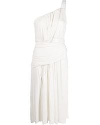Alberta Ferretti - Flared Midi Dress - Lyst