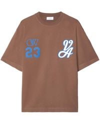 Off-White c/o Virgil Abloh - T-shirt 23 Varsity Skate en coton - Lyst