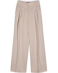 Moorer - Riven-Ntf Hose Mit Weitem Bein - Lyst