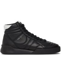 Courreges - Mid Club 02 Leather Sneakers - Lyst