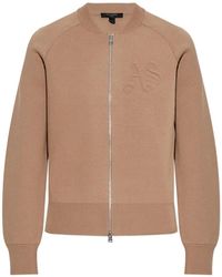AllSaints - Sonny Zip-Up Cardigan - Lyst