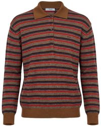 Prada - Striped Cashmere Sweater - Lyst
