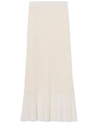 Claudie Pierlot - Knitted Maxi Skirt - Lyst