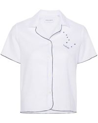 Maison Labiche - Contrast Slogan-embroidered Shirt - Lyst