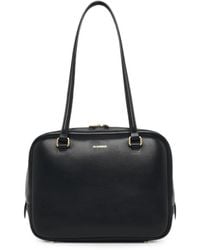 Jil Sander - Medium Vision Leather Shoulder Bag - Lyst