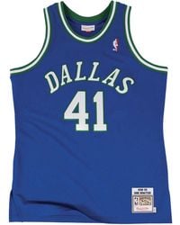 Mitchell & Ness - Nba Authentic "Dallas Mavericks 98 Dirk Nowitzki" Jersey - Lyst