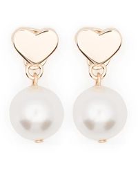 Maje - Heart Glass Earrings - Lyst