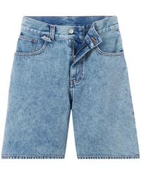 Claudie Pierlot - Straight-Leg Denim Shorts - Lyst