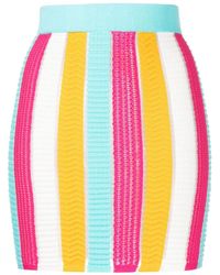 Solid & Striped - Jupe en maille à design colour block - Lyst