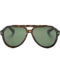 Dolce & Gabbana - Lusso Sartoriale パイロット サングラス - Lyst