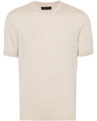 Prada - T-shirt à logo brodé - Lyst